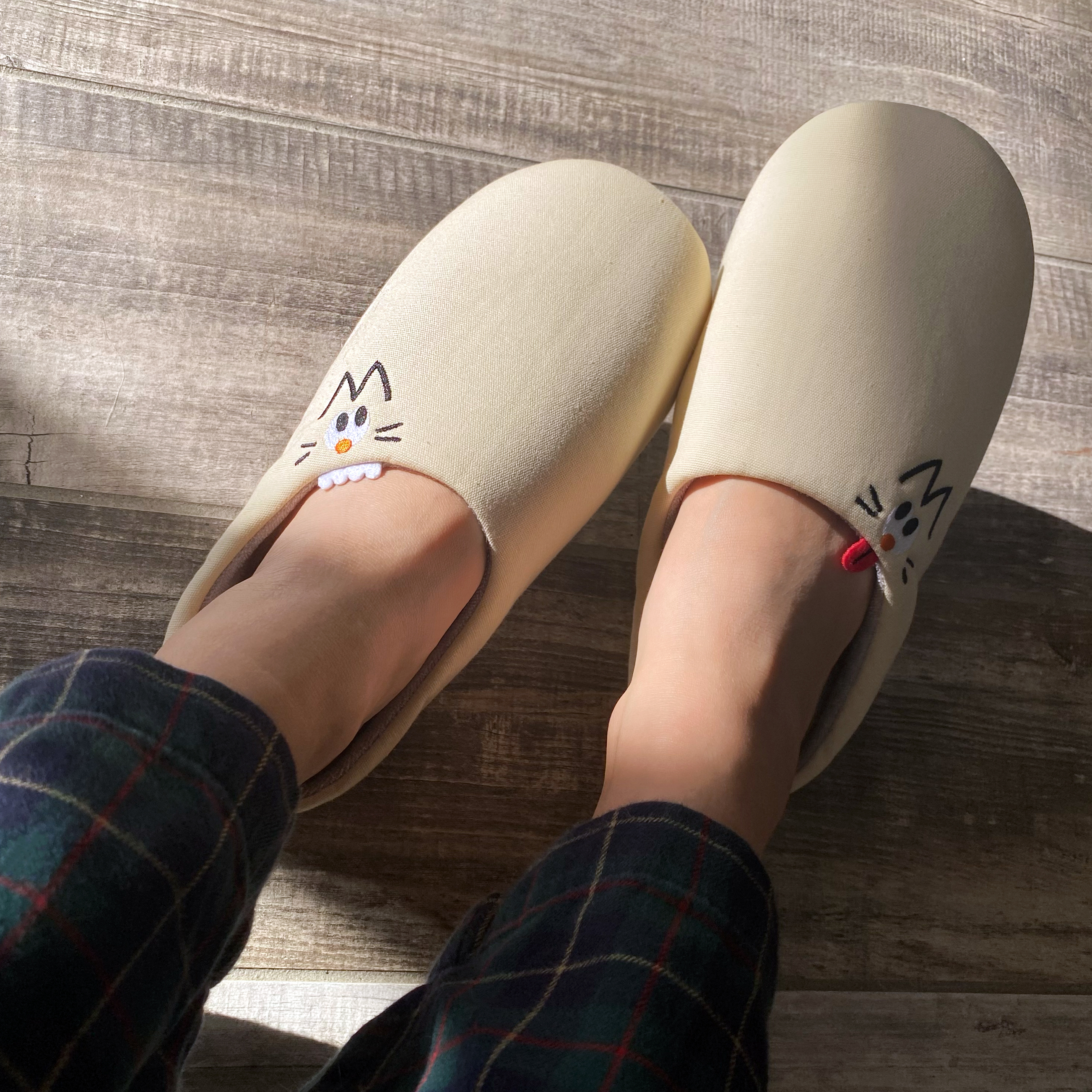 ZIPPA - ルームシューズ　＜２足セット＞